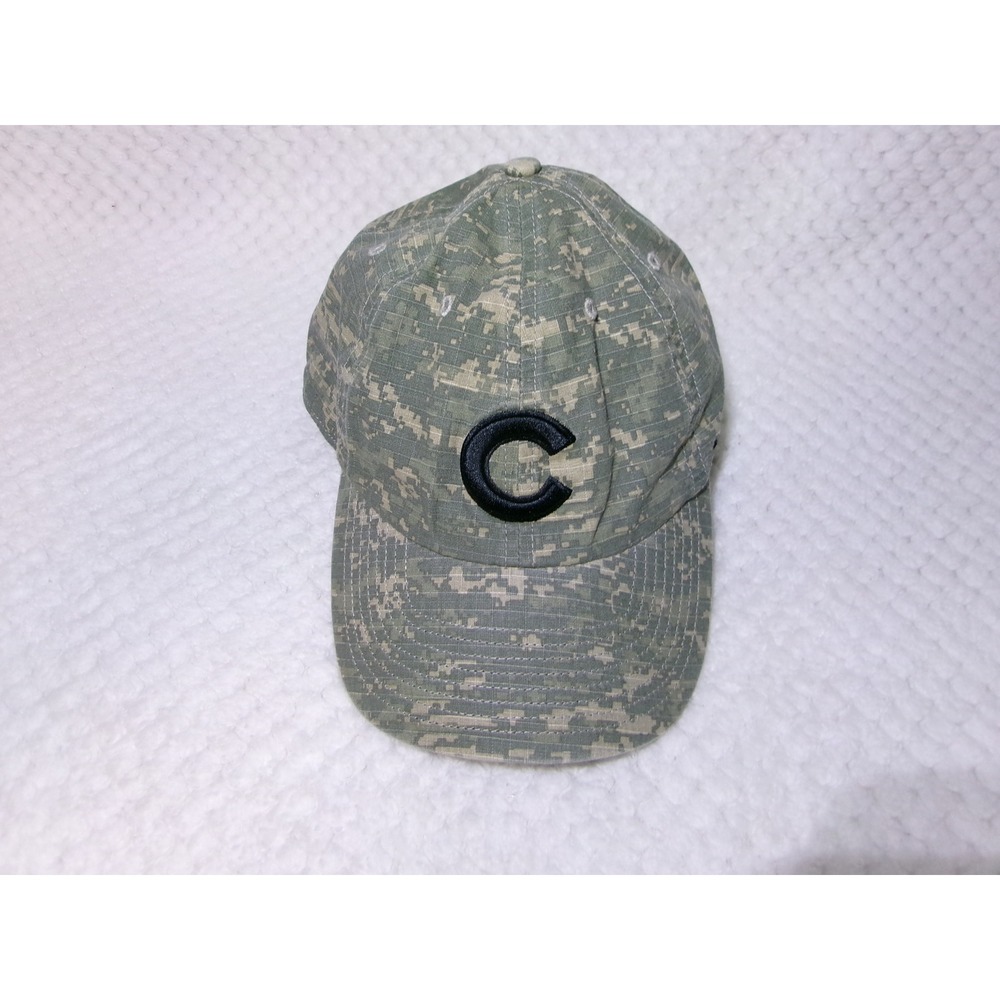 47 Brand Chicago Cubs Hat Mens OSFA Digital Camo Adjustable Baseball Cap MLB